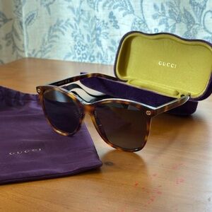 Gucci Brown Tortoiseshell Eyewear